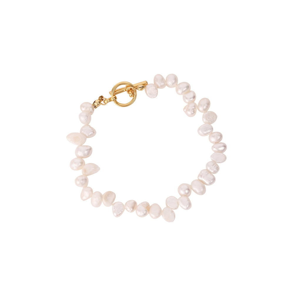 White Freshwater Pearl Bracelet