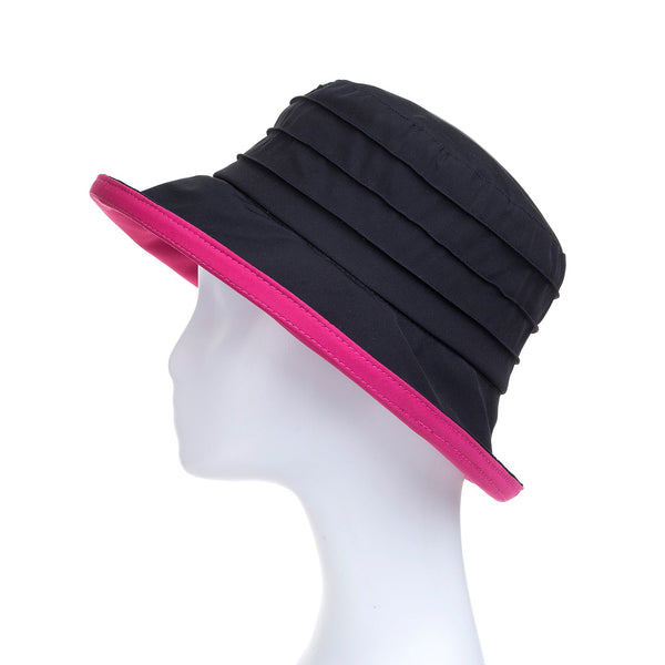 Black & Pink Waterproof Hat