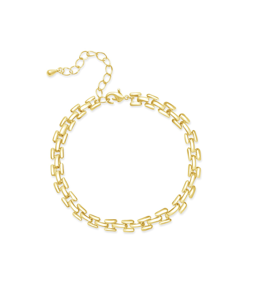 Gold Links Chain Bracelet