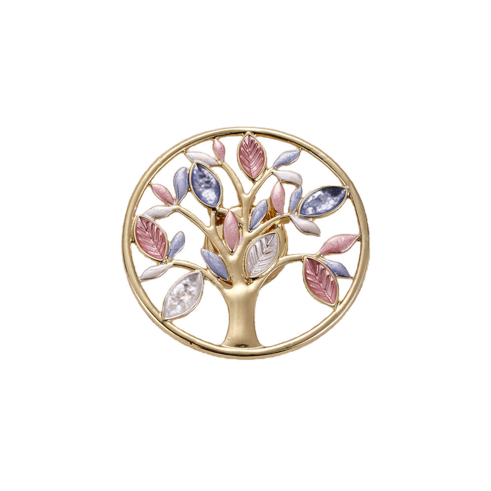 Gold Tree Magnetic Brooch