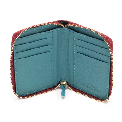 Wine Elie Beaumont Leather Purse