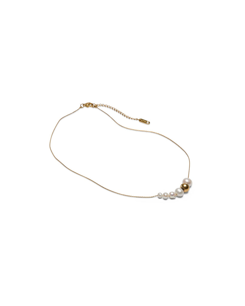Ashford Gold & Pearl Multi Ball Necklace