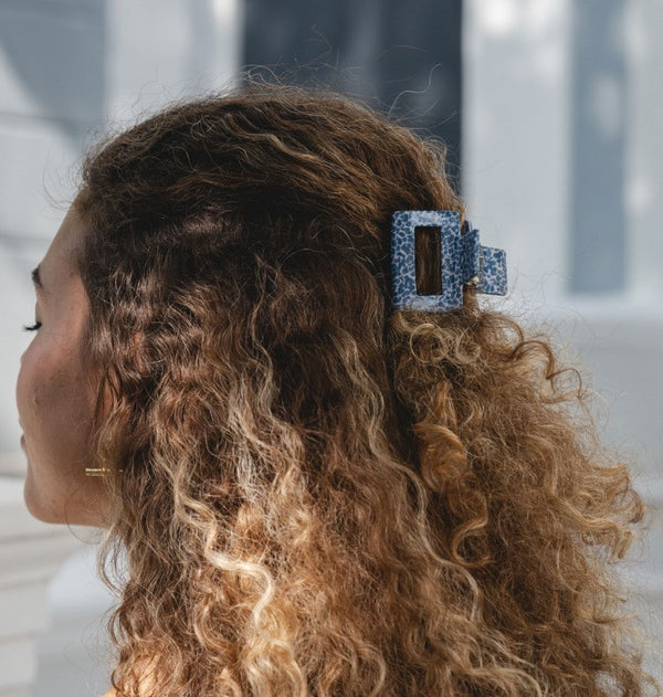 Small Speckled Print Hair Grip