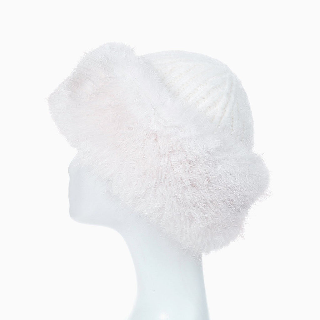 Whipped Cream Faux Fur Hat