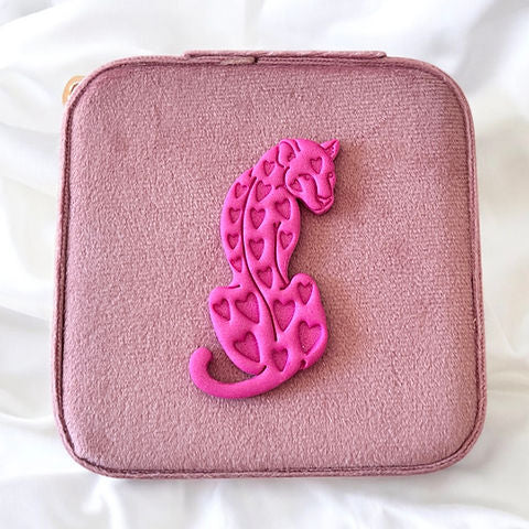 Duestelle Wild Love Pink Travel Jewellery Pot