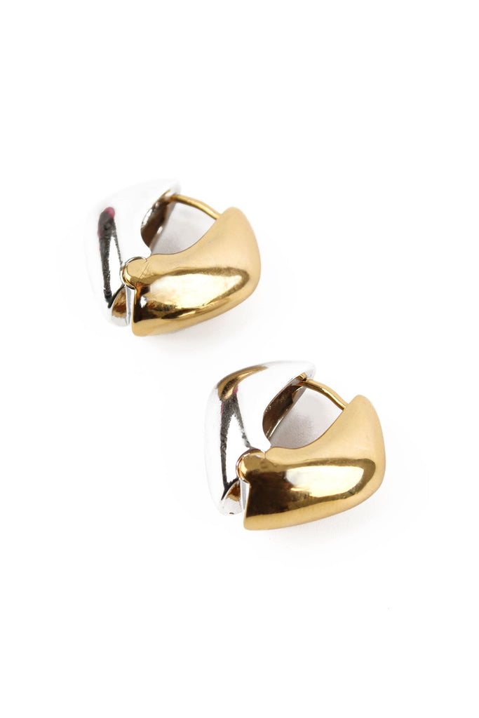 Gold & Silver Statement Hoop Earrings