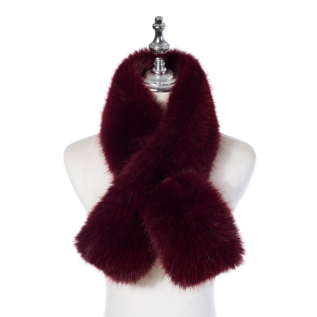 Cherry Faux Fur Scarf