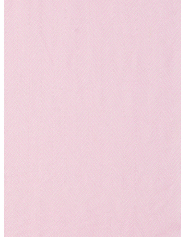 Pink & Ivory Herringbone Scarf
