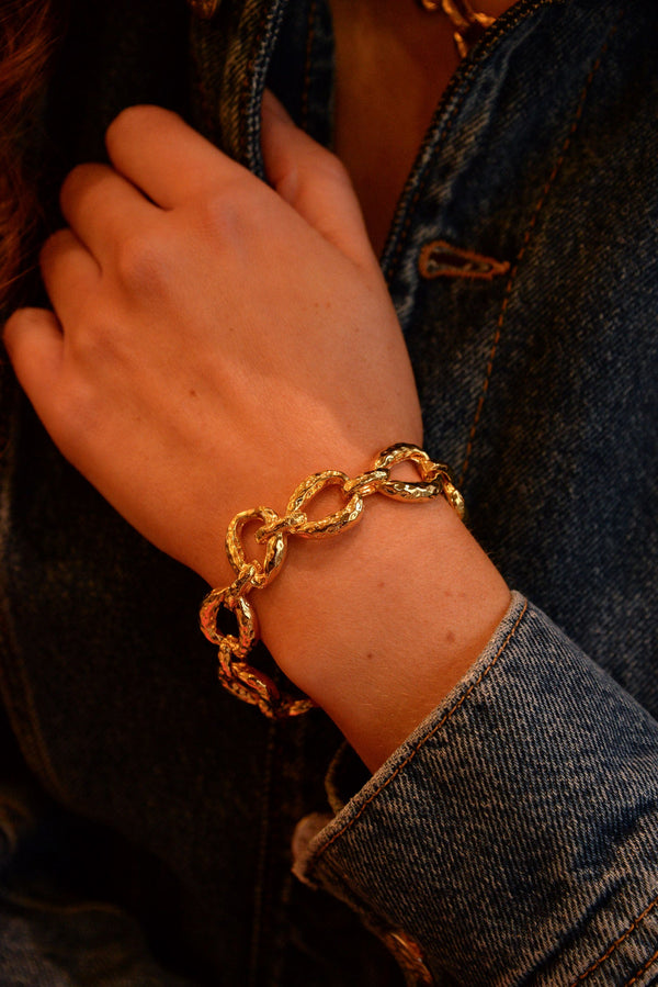 Gold Chunky Chain Bracelet