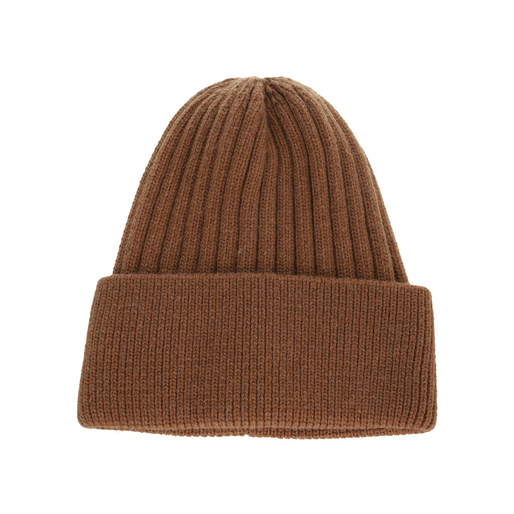 Mocha Mousse Brown Beanie Knit Hat
