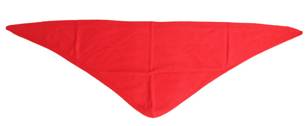 Red Triangle Fine Knit Scarf