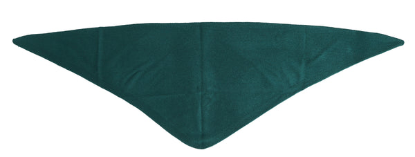 Teal Triangle Fine Knit Scarf