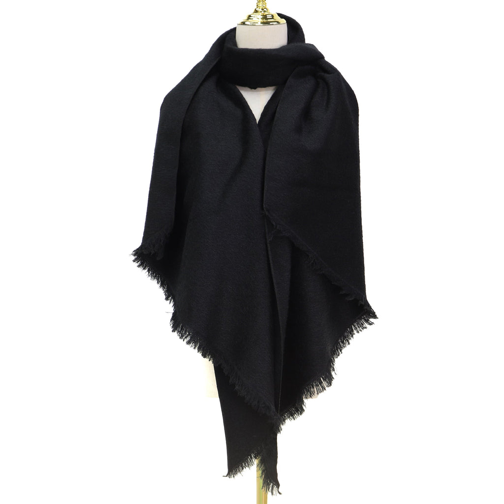 Ebony Black Heavyweight Scarf