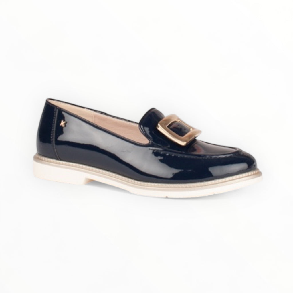 Kate Appleby Croxton Sapphire Navy Patent Loafers