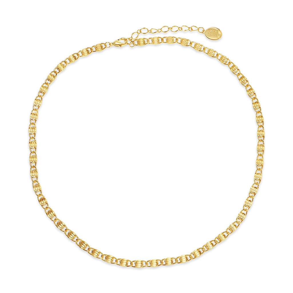 Gold Links Chain Necklace