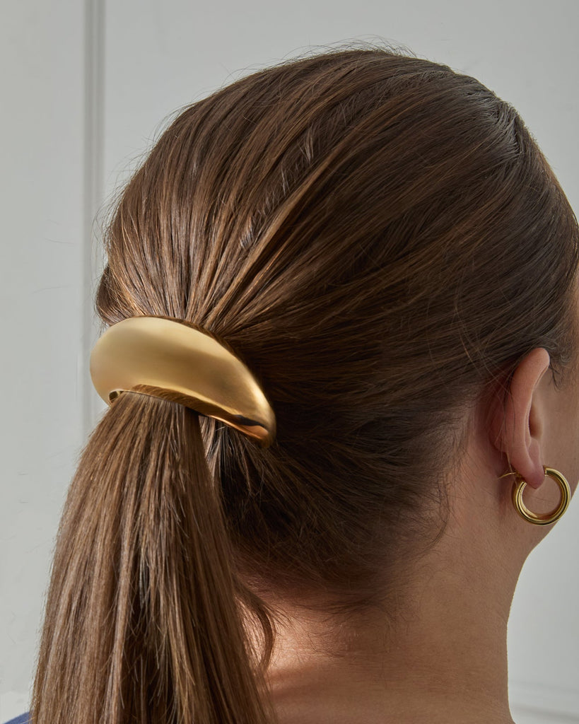 Chester Gold Metal Hair Tie