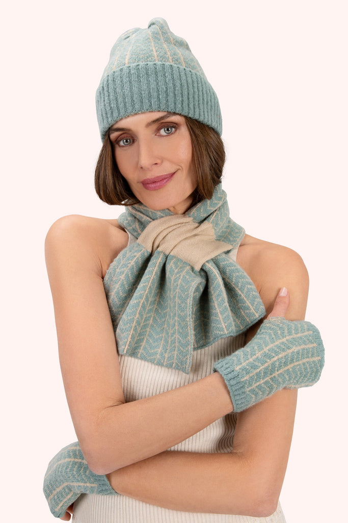 Powder Niamh Ice Knitted Scarf