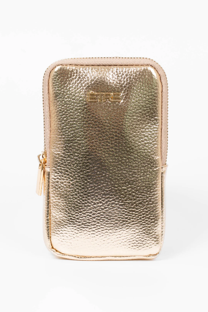 Pippa Metallic Gold Sunglasses Pouch