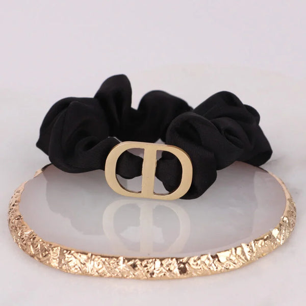 Satin Logo Scrunchie