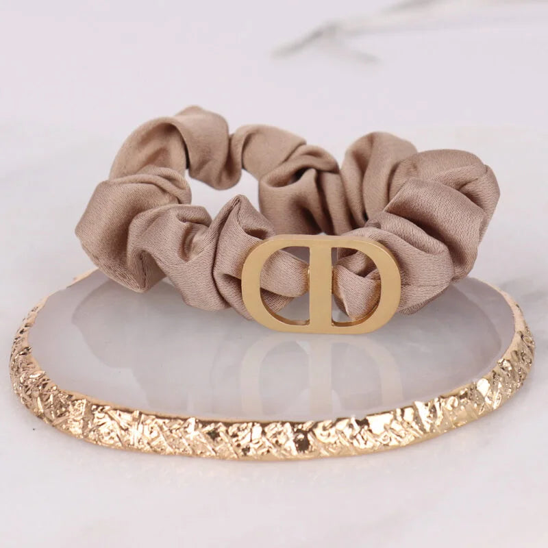 Satin Logo Scrunchie