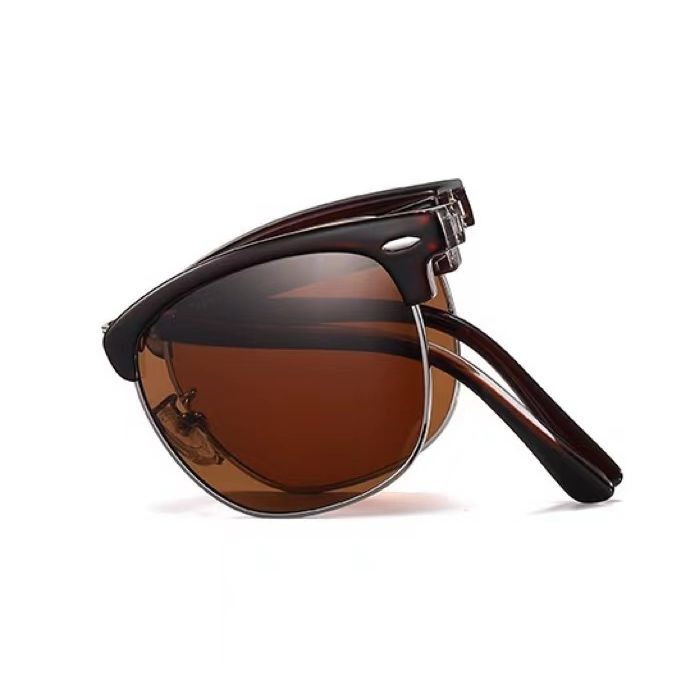 Taupe Polarised Foldable Sunglasses
