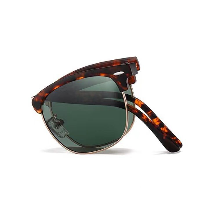 Tortoiseshell Polarised Foldable Sunglasses