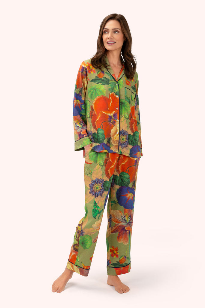 Powder Supersoft Sage Botanical Bouquet Pyjamas