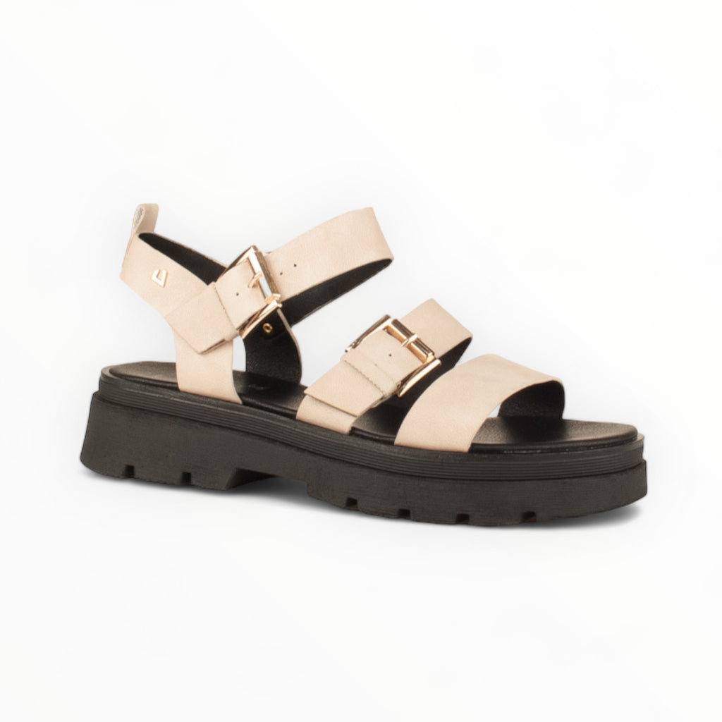 Something - Neutral Multi-Strap Chunky Sandals