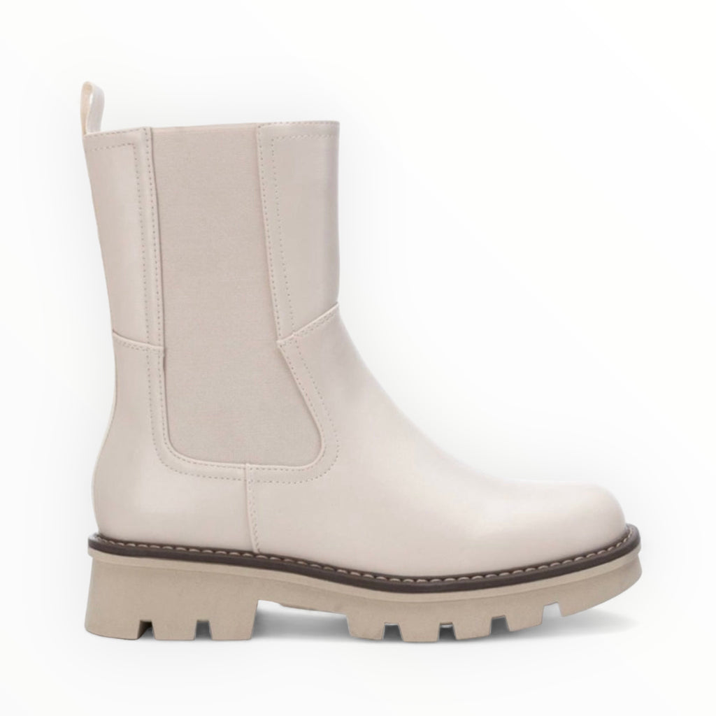 XTI Beige Ankle Boots