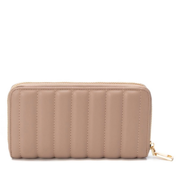 Nude & Gold Quilted Purse