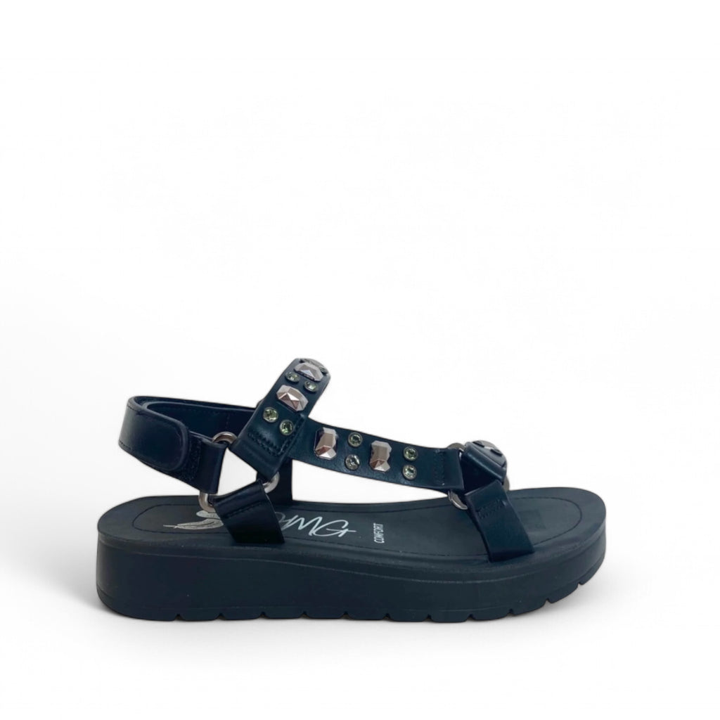 OMG Pletena Ink Stud Sandals