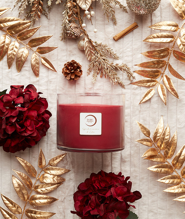 Cinnamon & Clove 4 Wick Christmas Candle