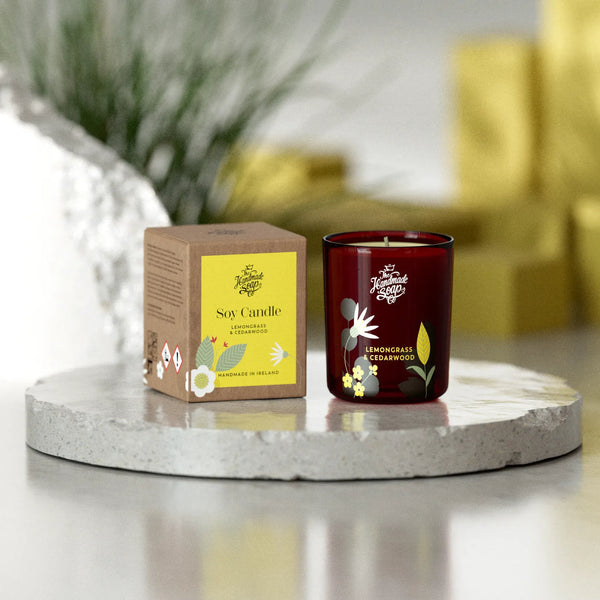 Lemongrass & Cedarwood Scented Soy Mini Candle 70g