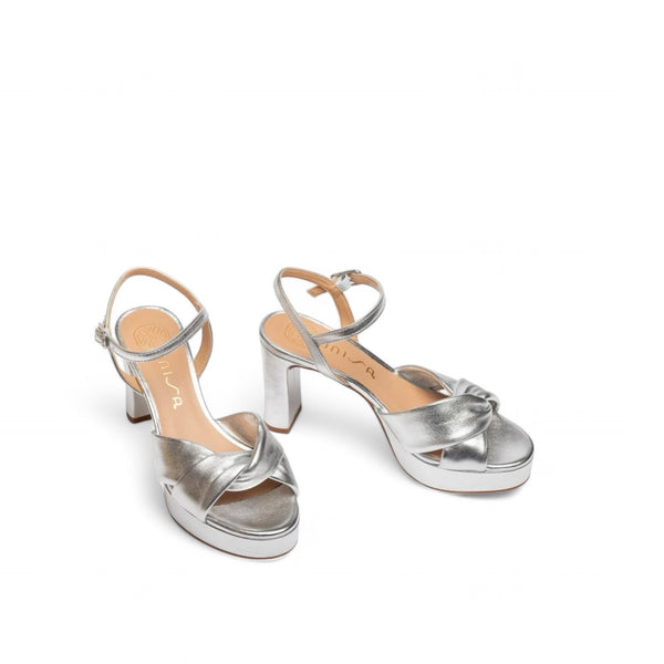 Unisa Onoa Silver Platform Sandals