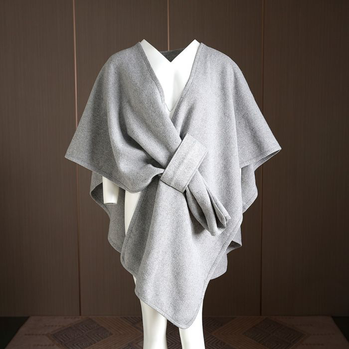 Grey Loop Through Cape Wrap