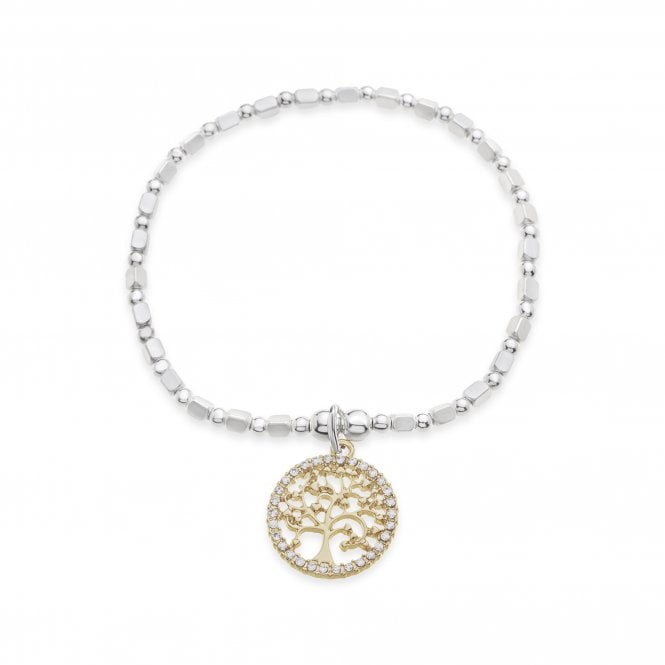 Silver & Gold Tree Of Life Bracelet*