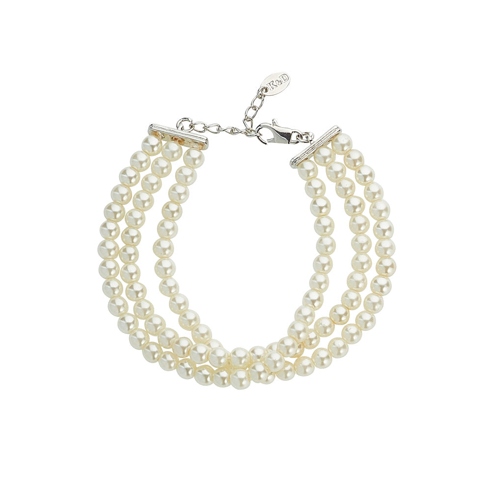 Arianna Multi Row Pearl Bracelet