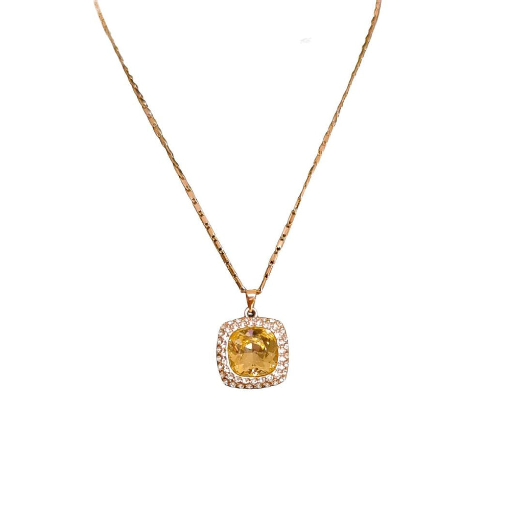 Rose Gold & Topaz Necklace*