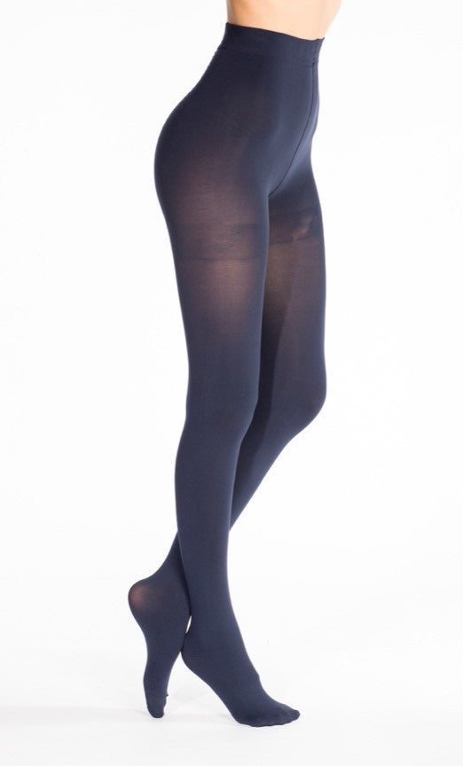 Navy 80 Den Tights