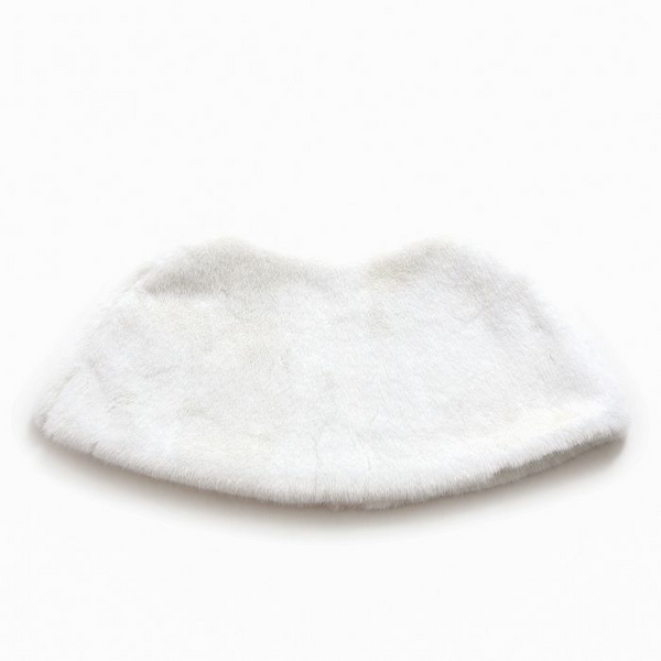 White Faux Fur Shrug