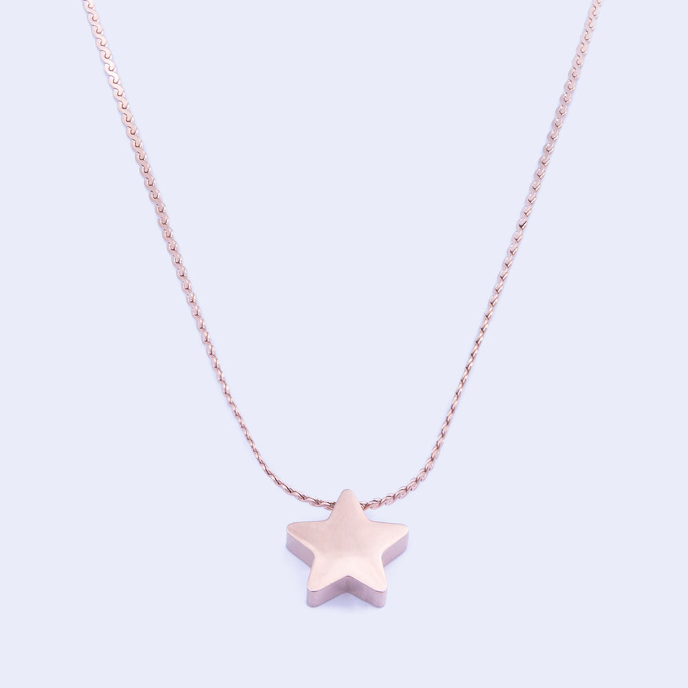 Rose Gold Star Necklace*