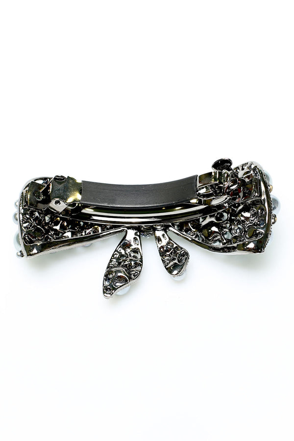 Grey Pearl Hair Clip