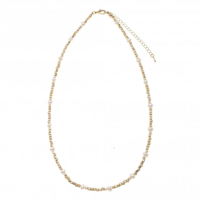 Gold & Pearl Necklace*