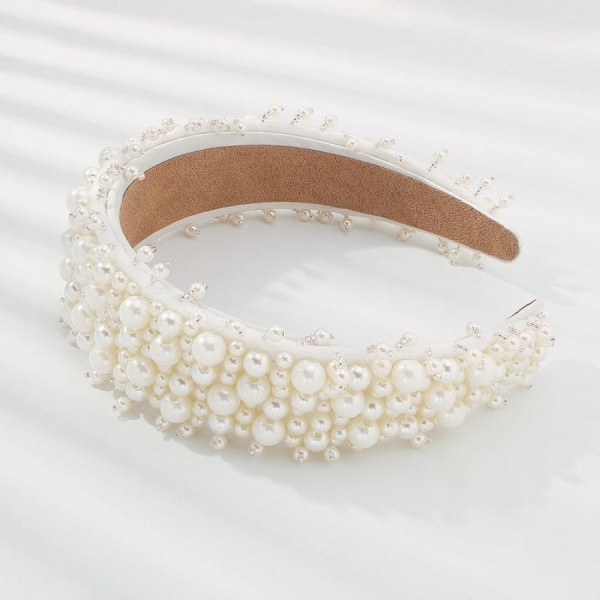 Pearl Embellished Headband*