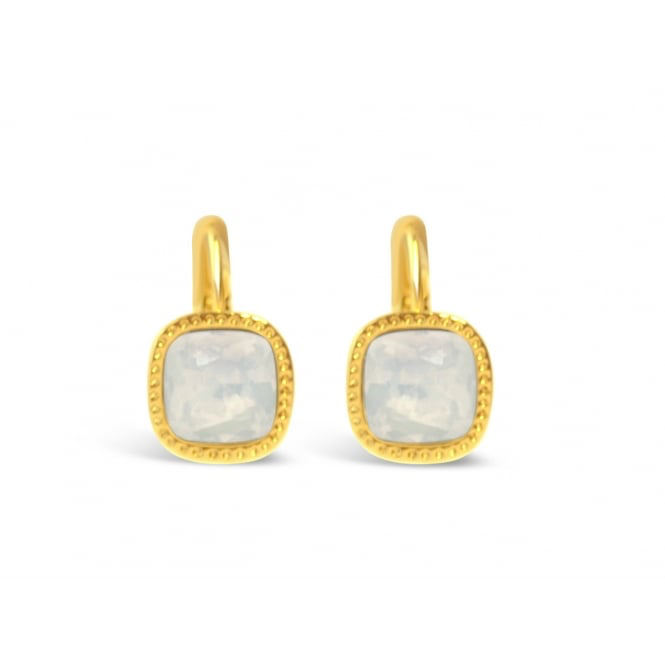 Gold & Opal Drop Earrings*